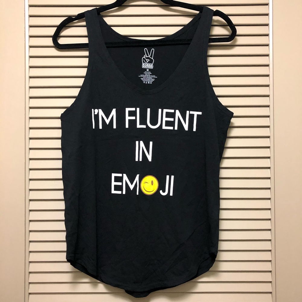 🎉2/$8 Emoji tank top 😉